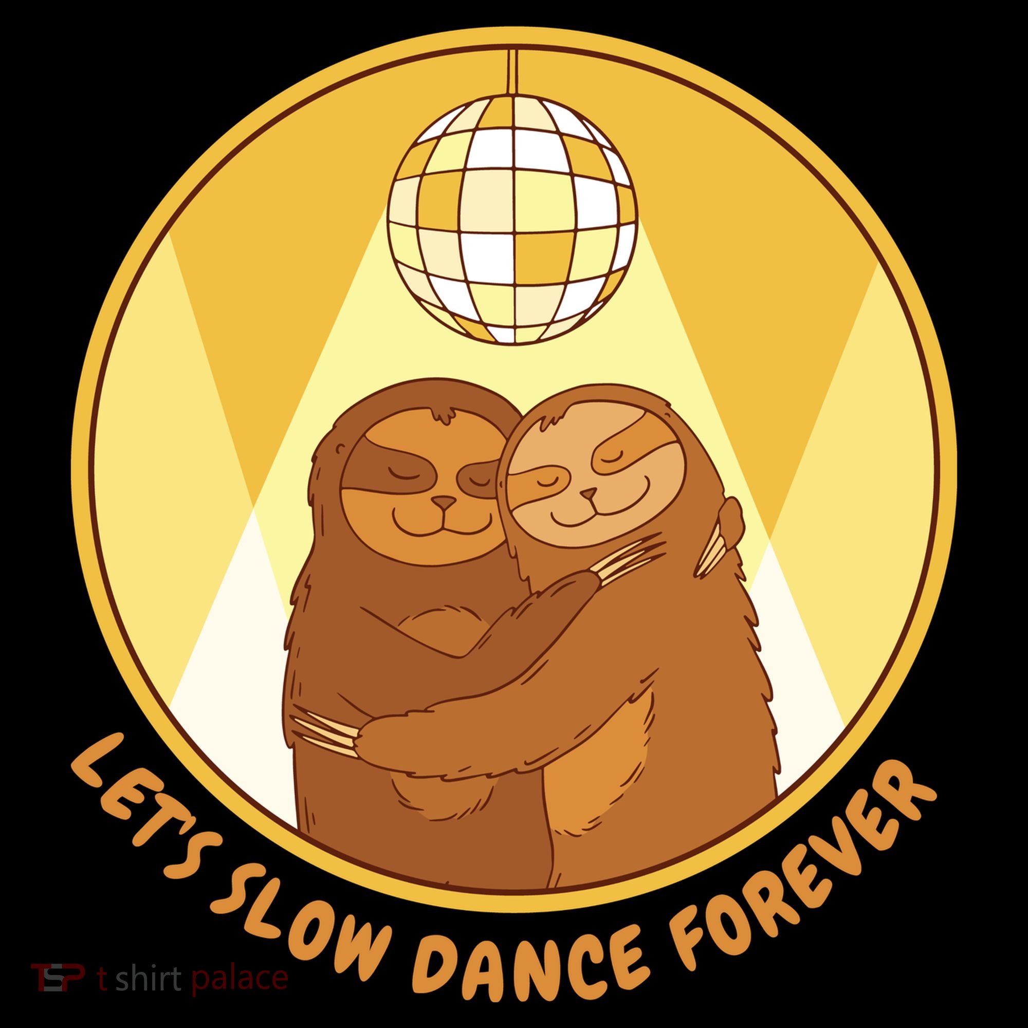 Let's Slow Dance Forever Funny Sloth Coffee Mug