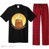 Let's Slow Dance Forever Funny Sloth Pajama Set thumb 0