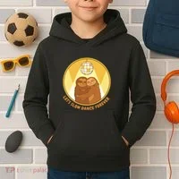 Let's Slow Dance Forever Funny Sloth Kids Hoodie thumb 2