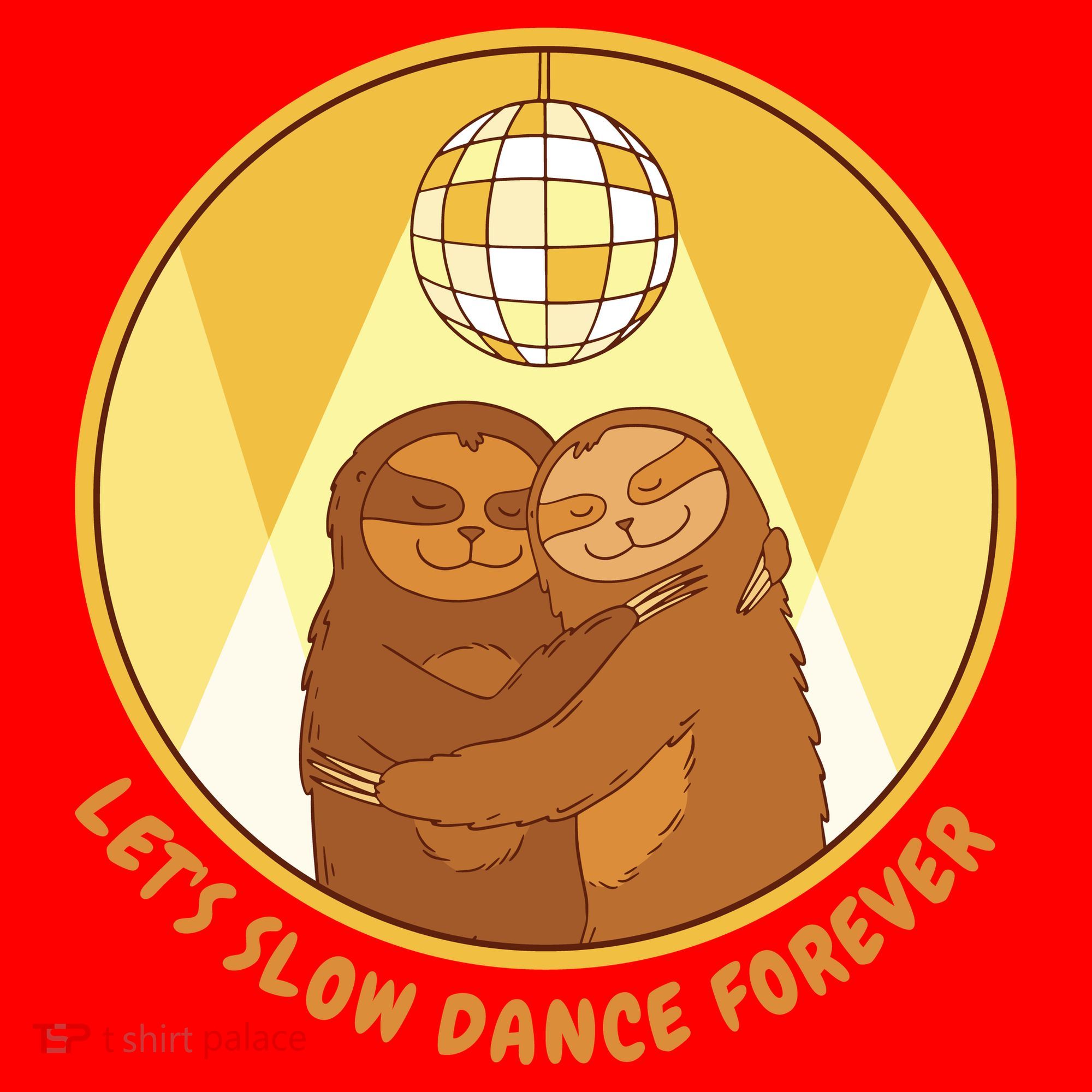Let's Slow Dance Forever Funny Sloth Santa Hat