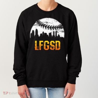 LFGSD San Diego Skyline Baseball Women's Sweatshirt