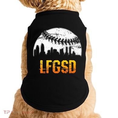 LFGSD San Diego Skyline Baseball Doggie Tank