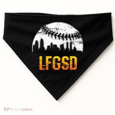 LFGSD San Diego Skyline Baseball USA-Made Doggie Bandana