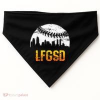 LFGSD San Diego Skyline Baseball USA-Made Doggie Bandana thumb 0
