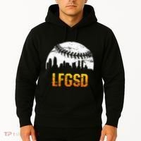 LFGSD San Diego Skyline Baseball Hoodie thumb 2