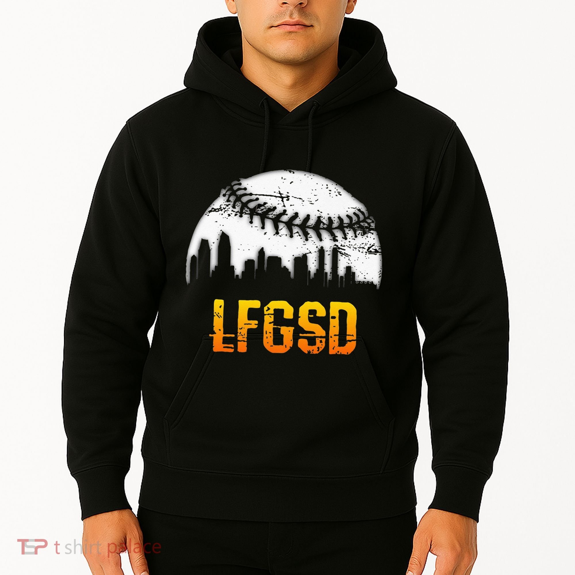 LFGSD San Diego Skyline Baseball Hoodie