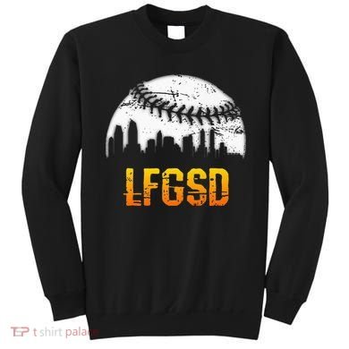 LFGSD San Diego Skyline Baseball Sweatshirt