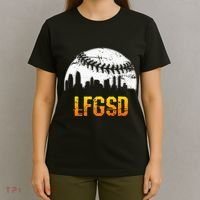 LFGSD San Diego Skyline Baseball T-Shirt thumb 4
