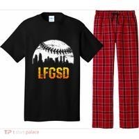 LFGSD San Diego Skyline Baseball Pajama Set thumb 0