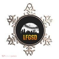 LFGSD San Diego Skyline Baseball Ornament thumb 0
