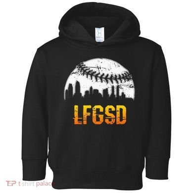 LFGSD San Diego Skyline Baseball Toddler Hoodie
