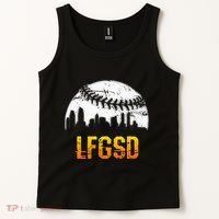 LFGSD San Diego Skyline Baseball Tank Top thumb 2