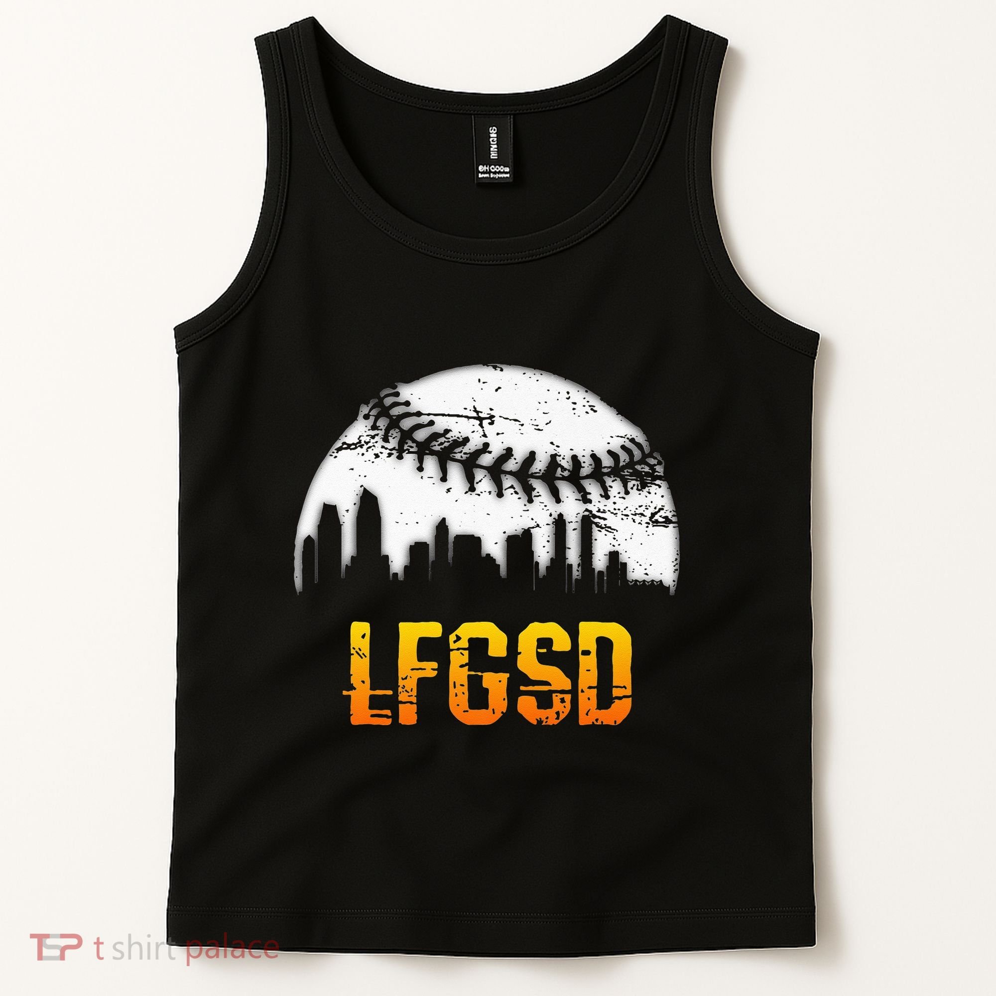LFGSD San Diego Skyline Baseball Tank Top