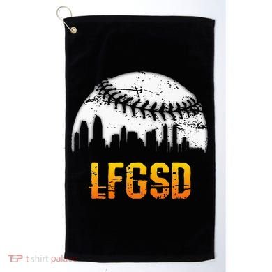 LFGSD San Diego Skyline Baseball Golf Towel