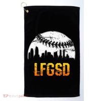 LFGSD San Diego Skyline Baseball Golf Towel thumb 0