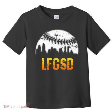 LFGSD San Diego Skyline Baseball Toddler T-Shirt