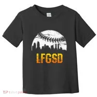 LFGSD San Diego Skyline Baseball Toddler T-Shirt thumb 0
