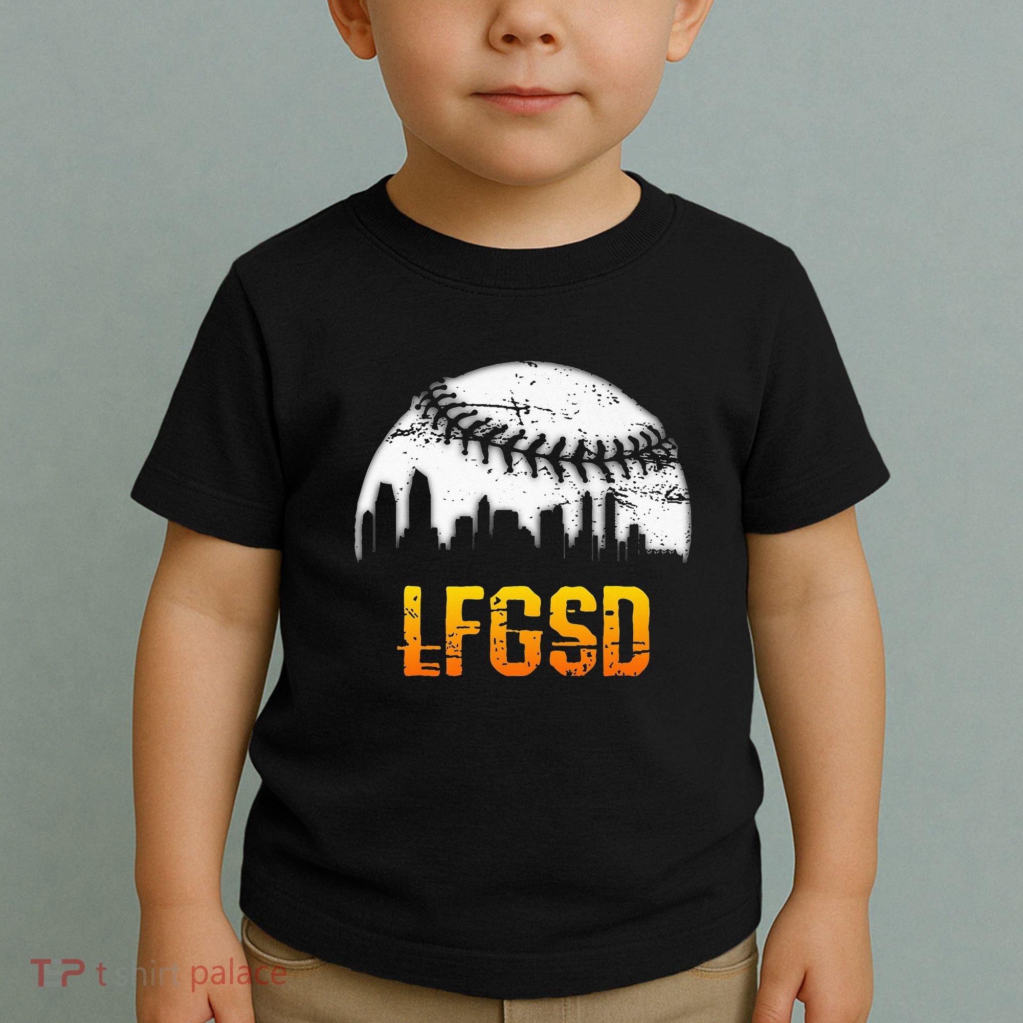 LFGSD San Diego Skyline Baseball Toddler T-Shirt