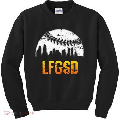 LFGSD San Diego Skyline Baseball Kids Sweatshirt