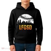 LFGSD San Diego Skyline Baseball Kids Hoodie thumb 4