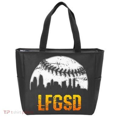 LFGSD San Diego Skyline Baseball Tote Bag