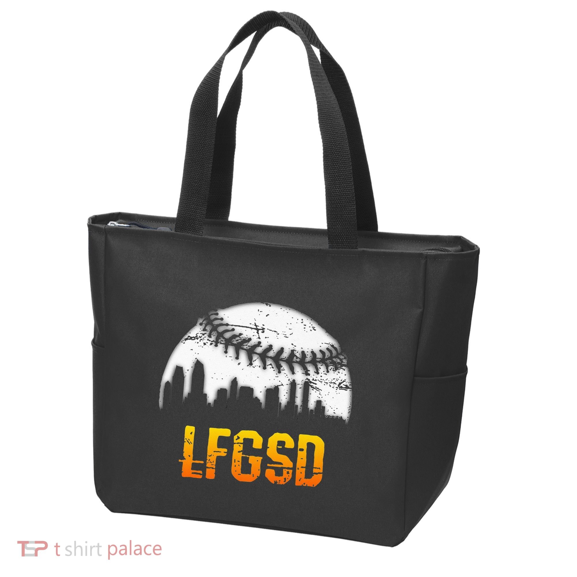 LFGSD San Diego Skyline Baseball Tote Bag