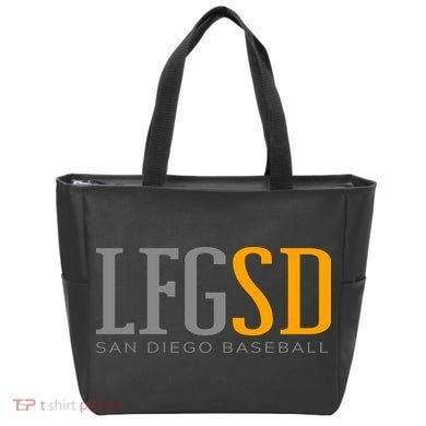 LFGSD San Diego Baseball Tote Bag