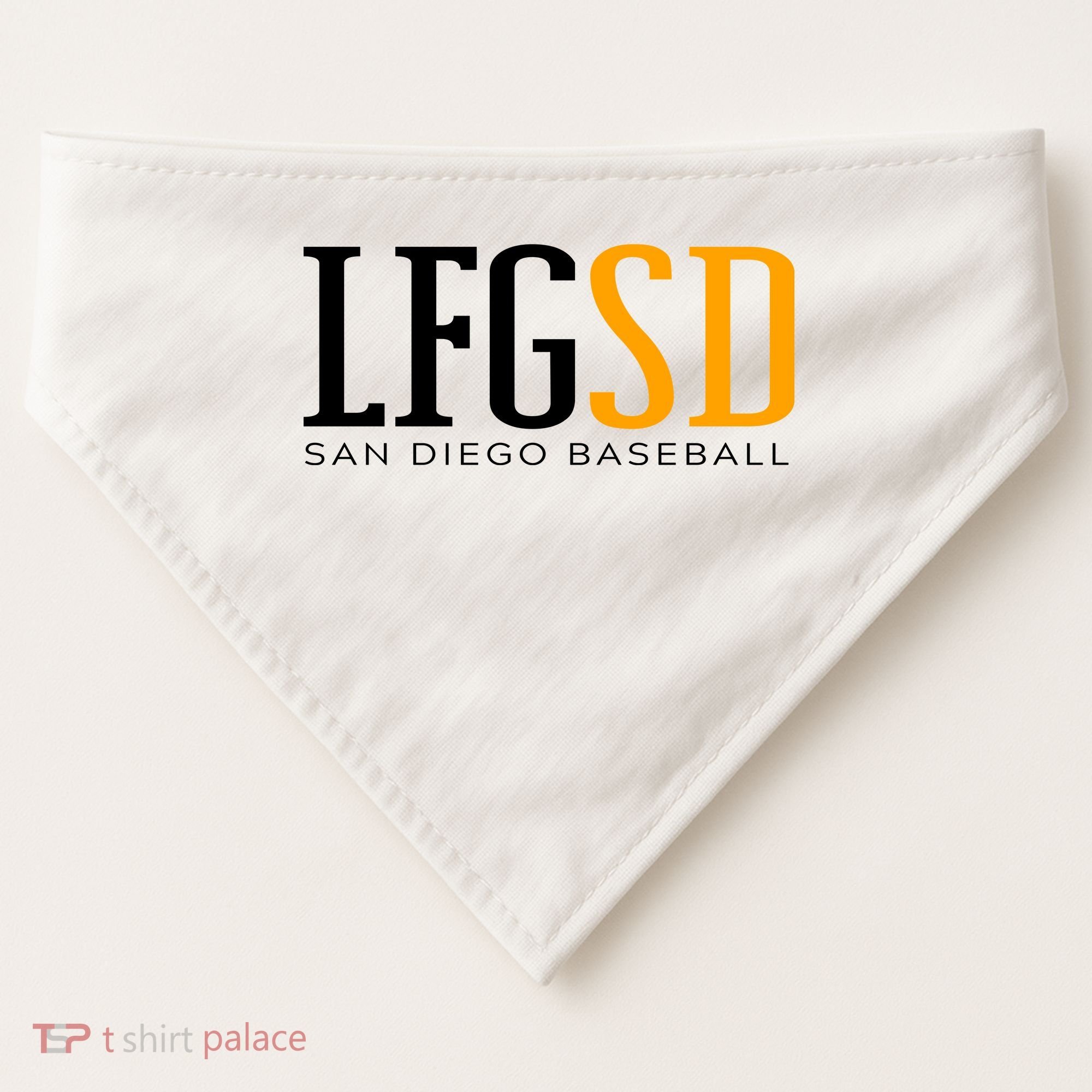 LFGSD San Diego Baseball USA-Made Doggie Bandana