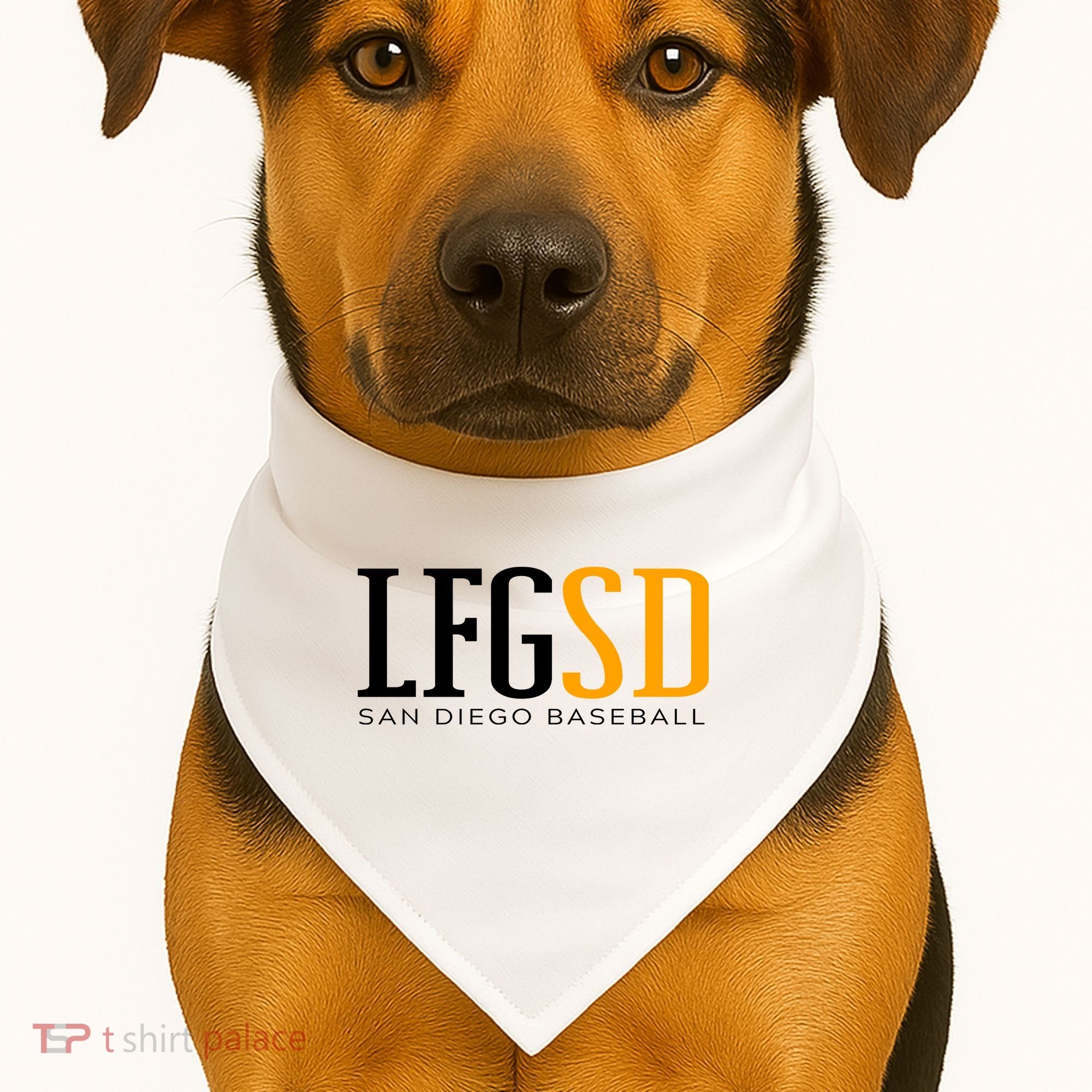 LFGSD San Diego Baseball USA-Made Doggie Bandana