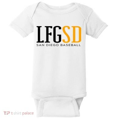 LFGSD San Diego Baseball Baby Bodysuit