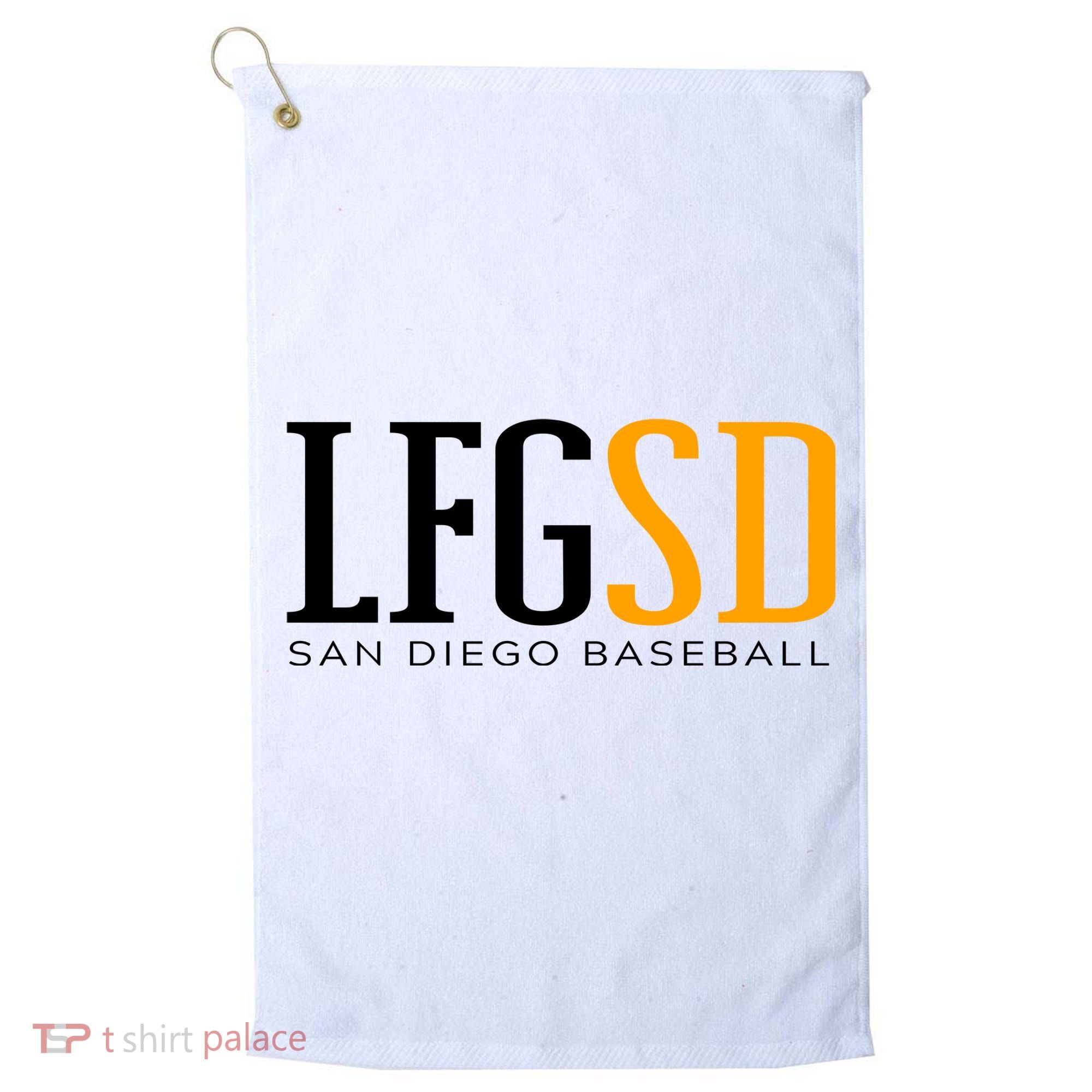 LFGSD San Diego Baseball Golf Towel