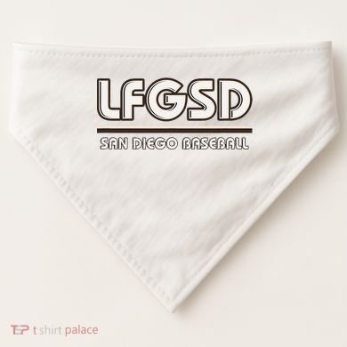 Lfgsd San Diego Baseball USA-Made Doggie Bandana