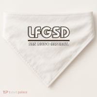 Lfgsd San Diego Baseball USA-Made Doggie Bandana thumb 0