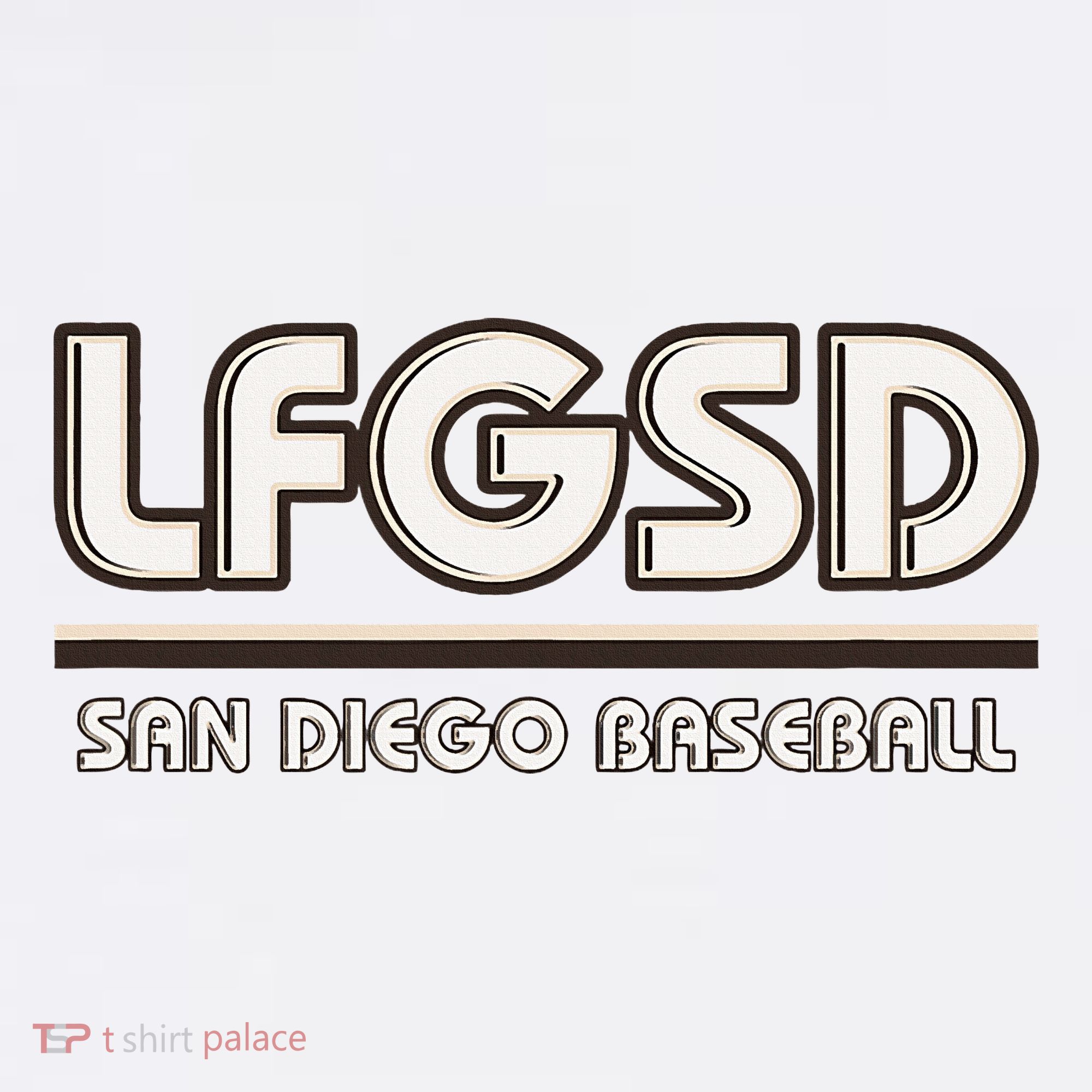 Lfgsd San Diego Baseball USA-Made Doggie Bandana