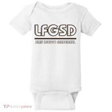 Lfgsd San Diego Baseball Baby Bodysuit