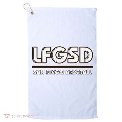 Lfgsd San Diego Baseball Golf Towel