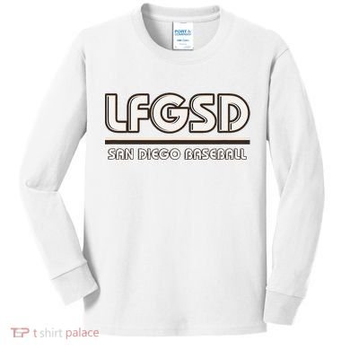 Lfgsd San Diego Baseball Kids Long Sleeve Shirt
