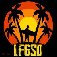 LFGSD San Diego Baseball USA-Made Doggie Bandana thumb 2