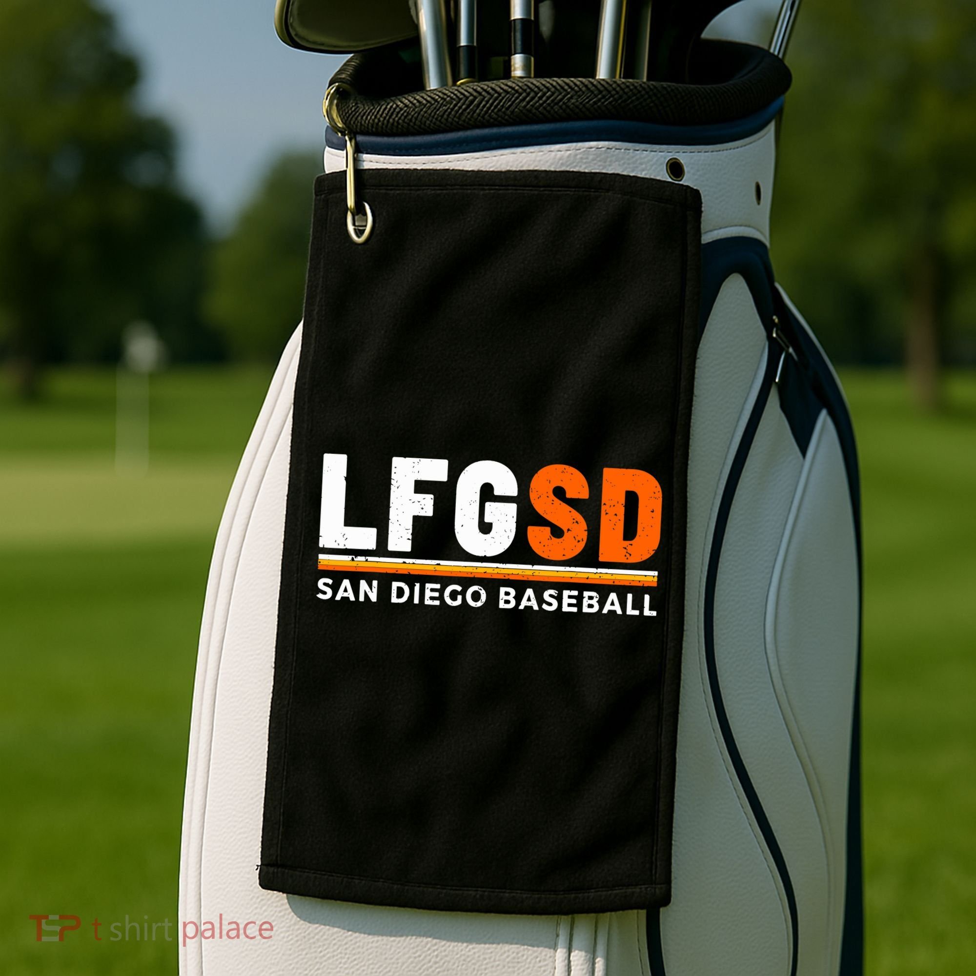 LFGSD San Diego Baseball Jorge Alfaro Golf Towel