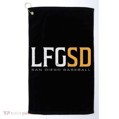 Lfgsd San Diego Baseball Golf Towel