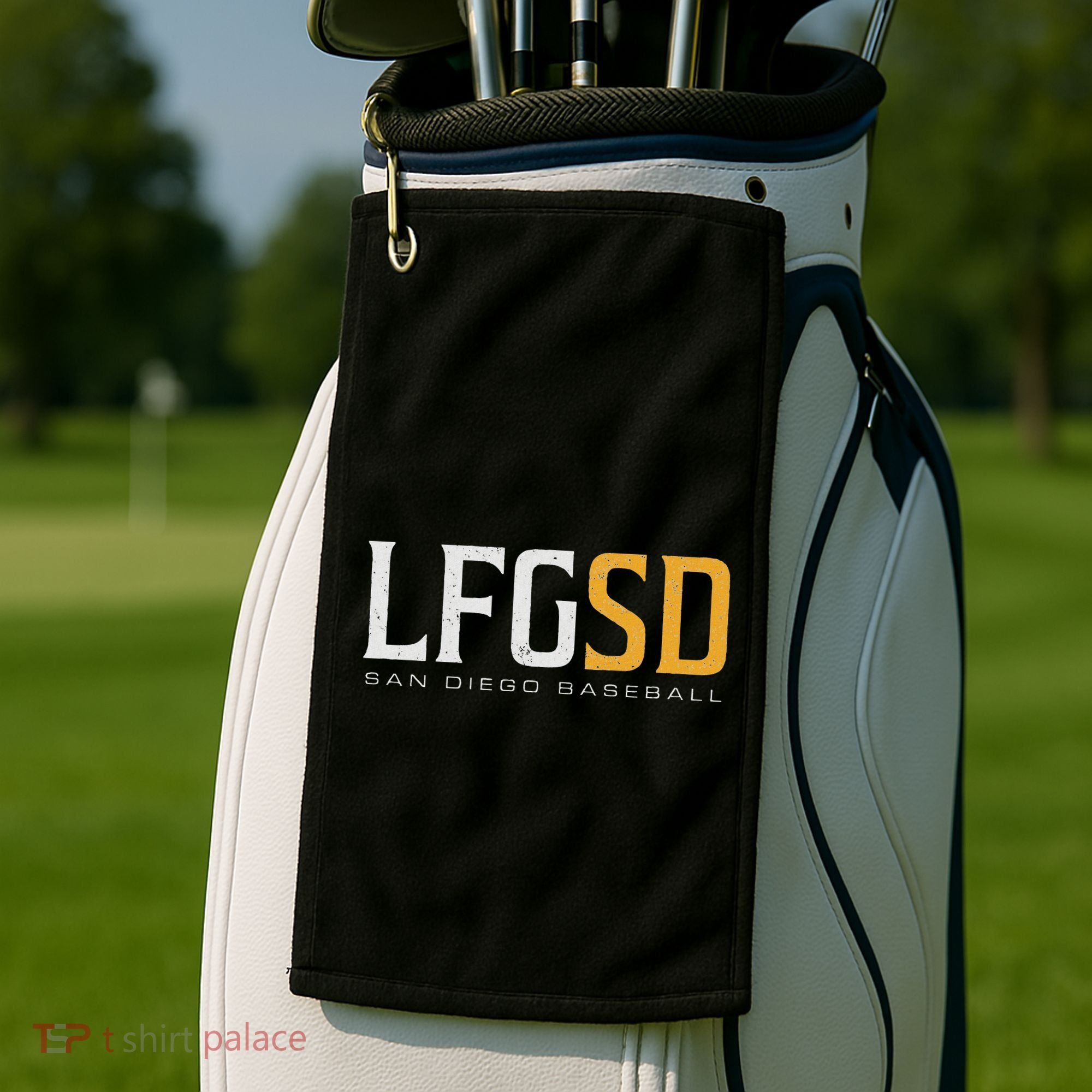 Lfgsd San Diego Baseball Golf Towel