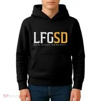 Lfgsd San Diego Baseball Kids Hoodie thumb 4