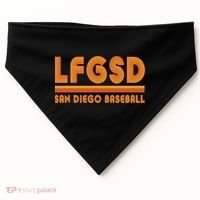 LFGSD San Diego Baseball USA-Made Doggie Bandana thumb 0