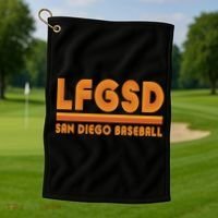 LFGSD San Diego Baseball Golf Towel thumb 1