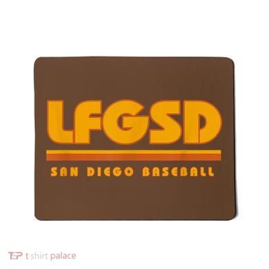 LFGSD San Diego Baseball Mousepad