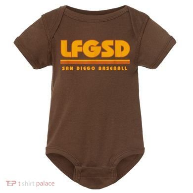 LFGSD San Diego Baseball Baby Bodysuit
