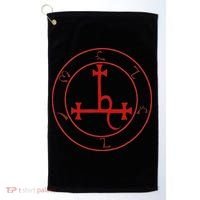 Lilith Sigil Enochian Writing Magick Demon Occult Golf Towel thumb 0