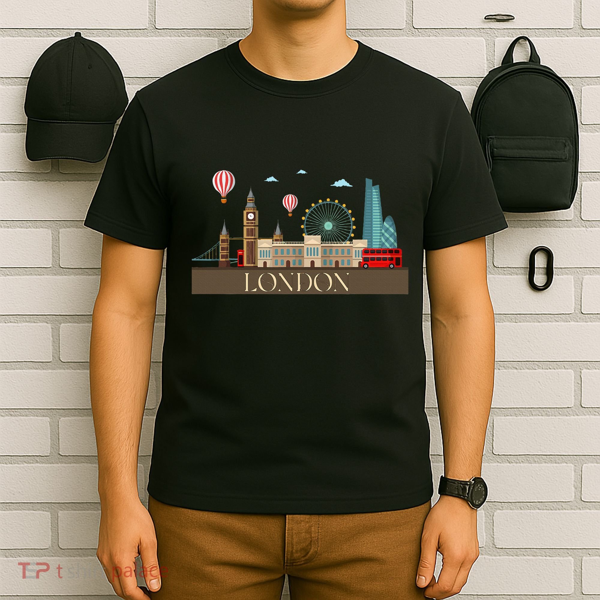 London Souvenir England Vintage City British Uk T-Shirt