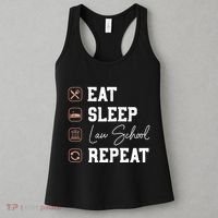 Law School Eat Sleep Repeat Future Lawyer Law Student Gift Women's Tank Top thumb 3