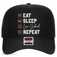 Law School Eat Sleep Repeat Future Lawyer Law Student Gift Hat thumb 0